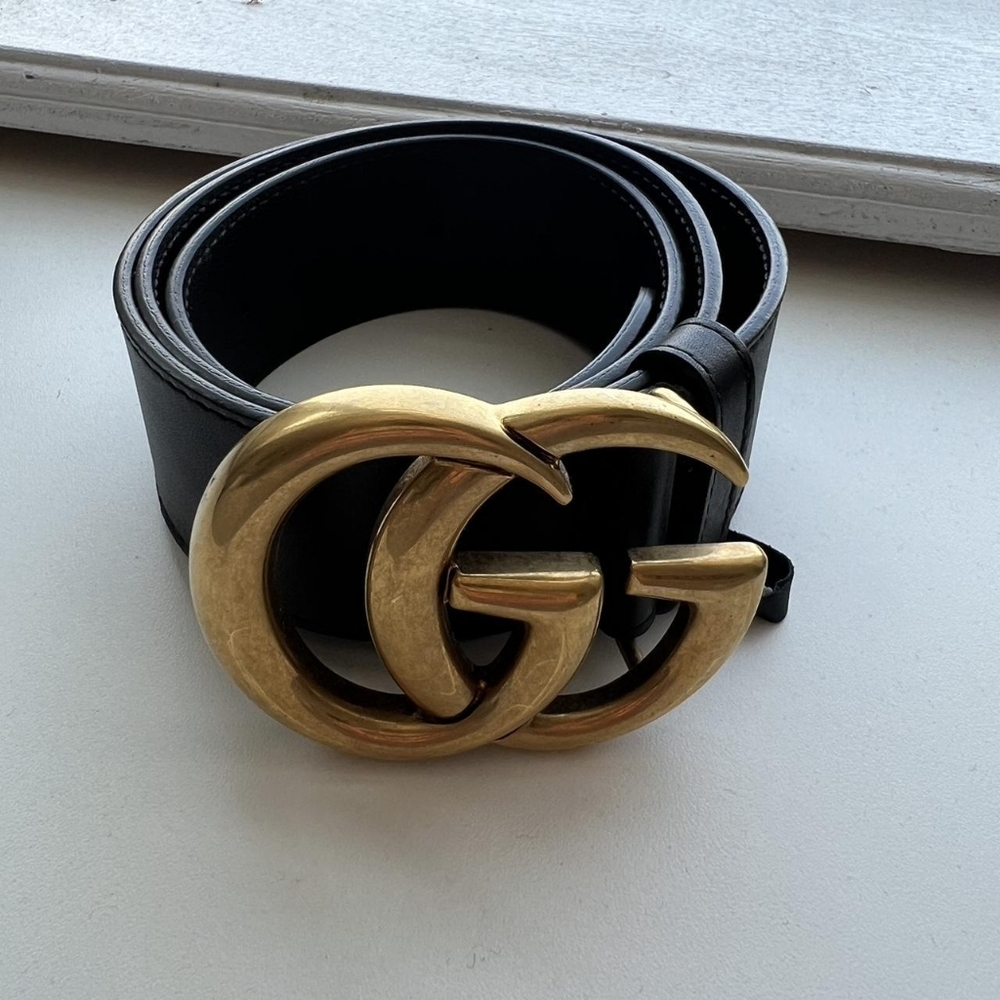 Gucci belt Marmont belt size 85